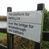 Teesside Airport railway station