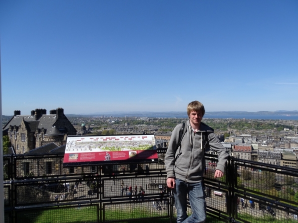 Myself at Edinburgh Castle