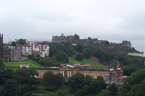 Edinburgh Castle from the Scott Monument