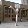 Running clock and Glasgow Royal Concert Hall