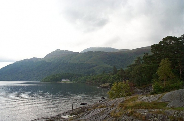 Loch Lomond and Ben Lomond from Rowardennan