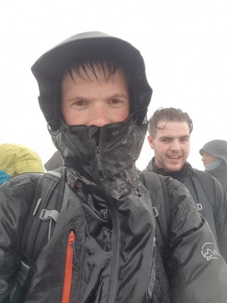 Snowdon Summit with Shaun